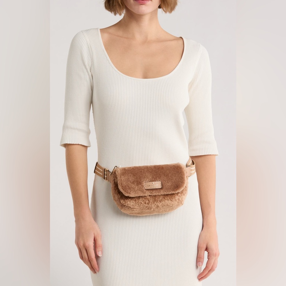 Kate Spade New York Rosie Faux Fur Belt Bag ~ NWT - Picture 6 of 10